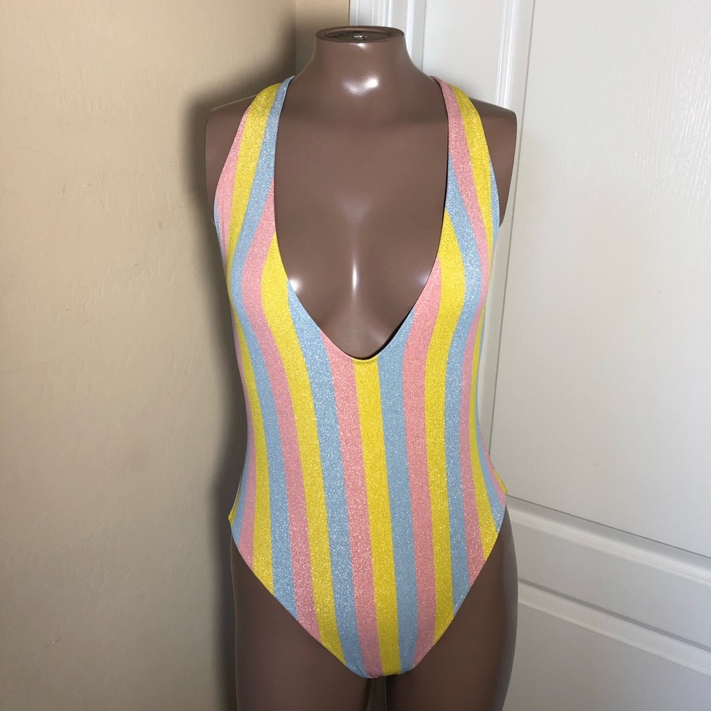 Solid & Striped Michelle Maui Shimmer Swimsuit - Picture 1 of 2